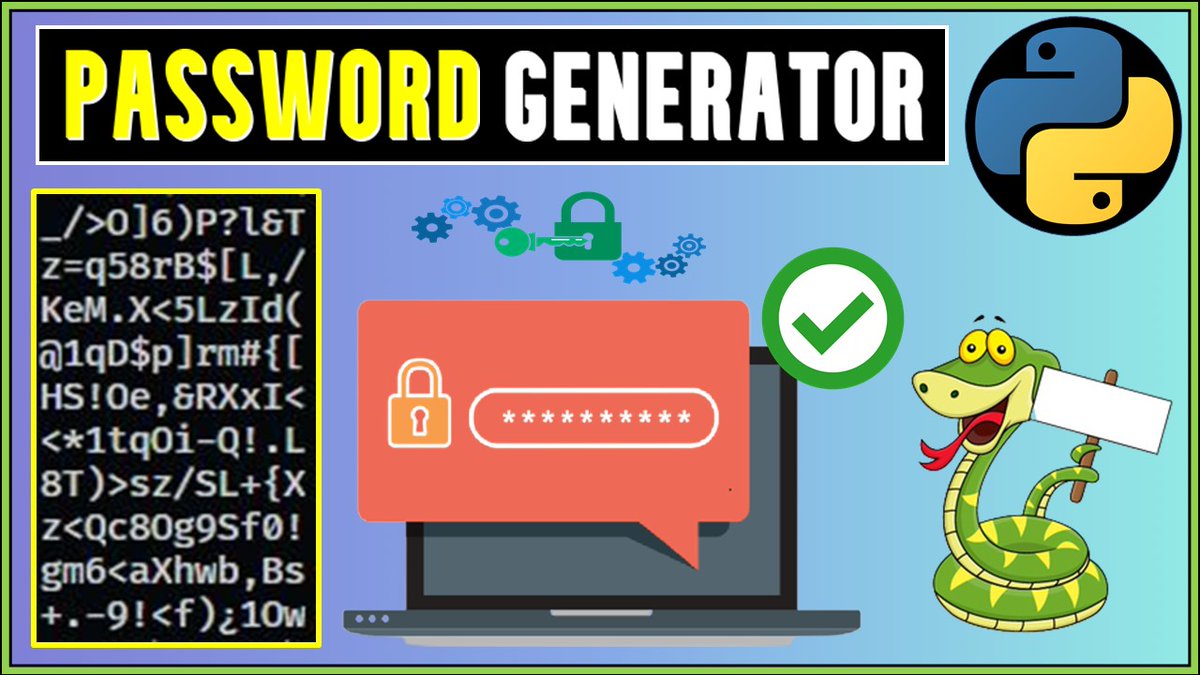 UskoKruM2010's tweet photo. Generador de Contraseñas Aleatorias en Python 🐍 | Generación y Encriptación de Passwords 🔐 ✅ https://t.co/gGqu30j7HU a través de @YouTube
¿Me ayudas con tu valioso RT? ✔ ¡Muchas Gracias! 🙌
#python #python3 #generadorpasswords #encriptacion #werkzeug https://t.co/3yiwWlPTvA