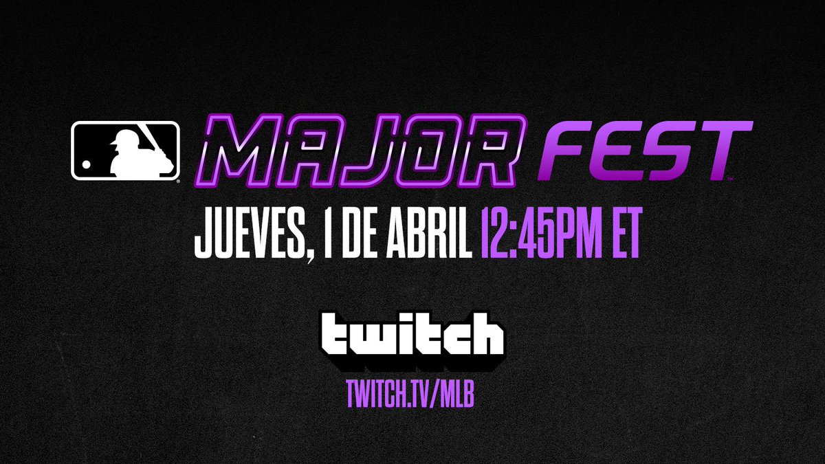 mlbespanol's tweet photo. Mañana tienes una cita: #MajorFest de #LasMayores, con una trasmisión especial del #OpeningDay. https://t.co/ilEZ8dBztJ