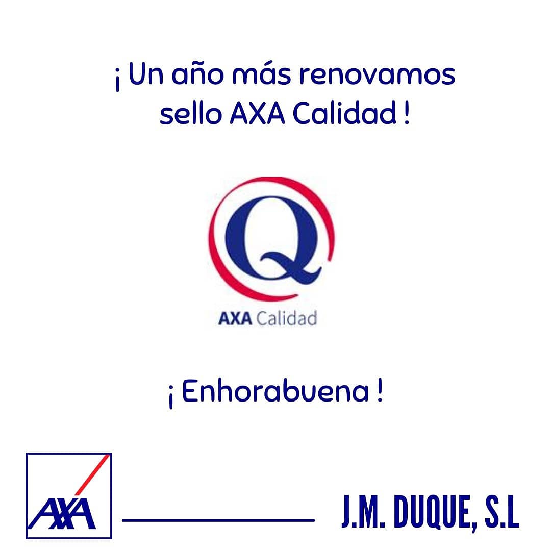 AxaDuqueCaceres's tweet photo. ¡ Es un orgullo tener un año más el Sello  AXA Calidad ! 

Gracias a la confianza de vosotros, nuestros clientes, contamos con este reconocimiento 🏅

#axajmduque #axa #axaseguros #axacalidad #selloaxacalidad #reconocimiento https://t.co/COhwsN6r7i