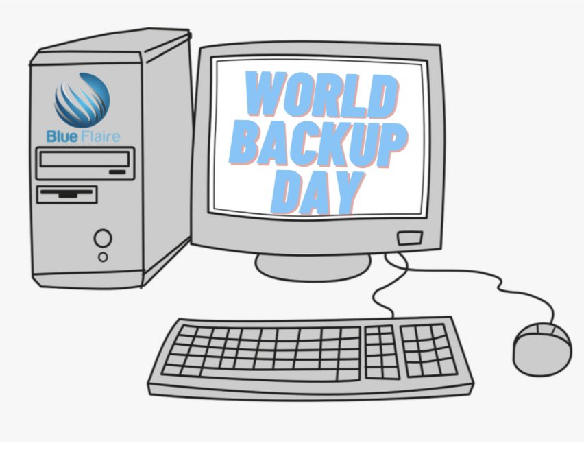 BFlaire's tweet photo. Happy #WorldBackupDay today reminds all of us about the importance of backing up all of your devices! Take the time out of your day to backup each device, you deserve the security. #datasecurity #blueflaire https://t.co/gcxPotPMp1