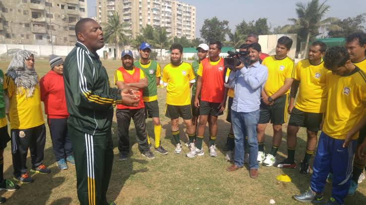 AleemUnar's tweet photo. “The world is fascinated by Brazil’s obsession with football, and I believe the youth of Pakistan share the same obsession as us Brazilians.” --- coach Romildo Perera Sanches. (Former Football Player)
#SaveusfromFIFAban https://t.co/Oh2kurkRwv