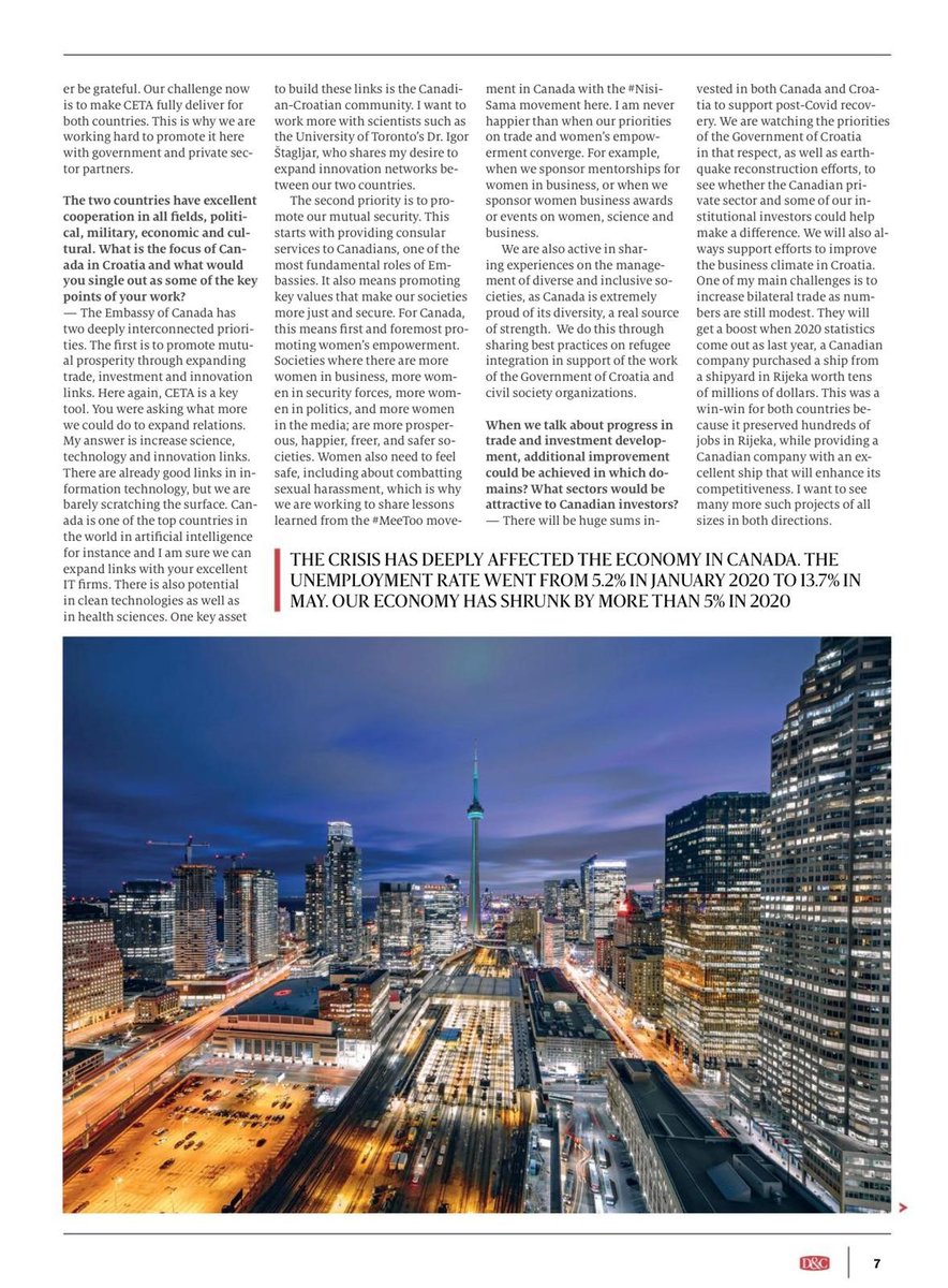 CroatChamber's tweet image. “We See the World the Same Way” by H.E Alan Bowman
croat.ca/we-see-the-wor…