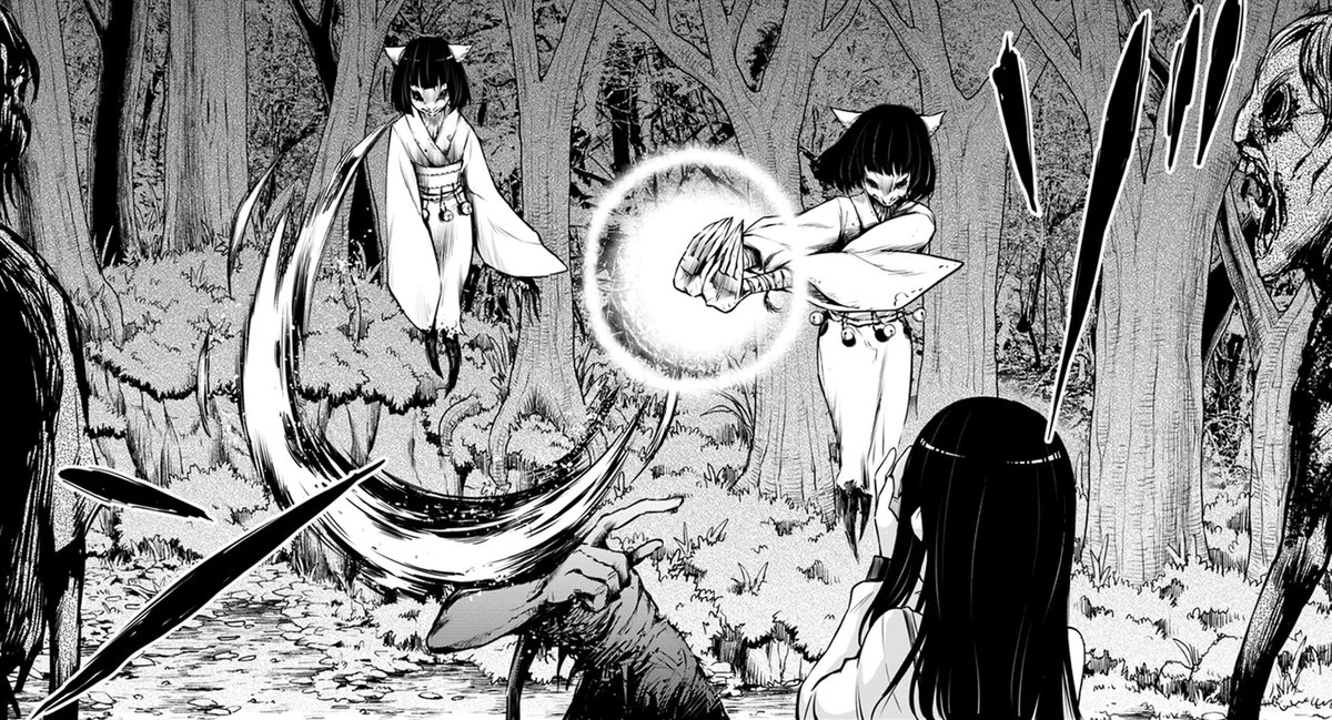 // kyouhei’s attendants—— corrupted fox spirit needs corrupted attendees 😌

Isamu and Satoru—