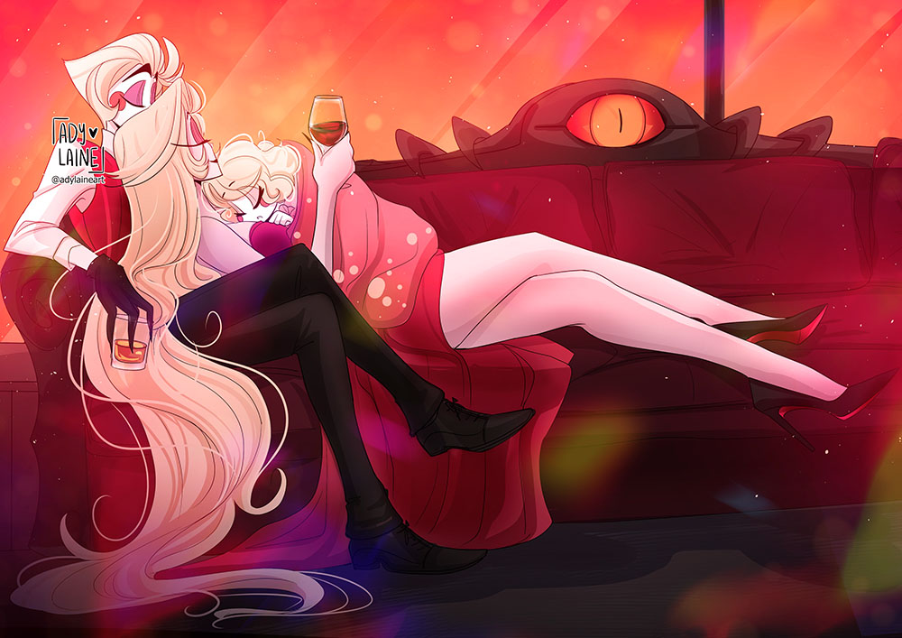 The Magnes with sleepy little Charlie
#HazbinHotel