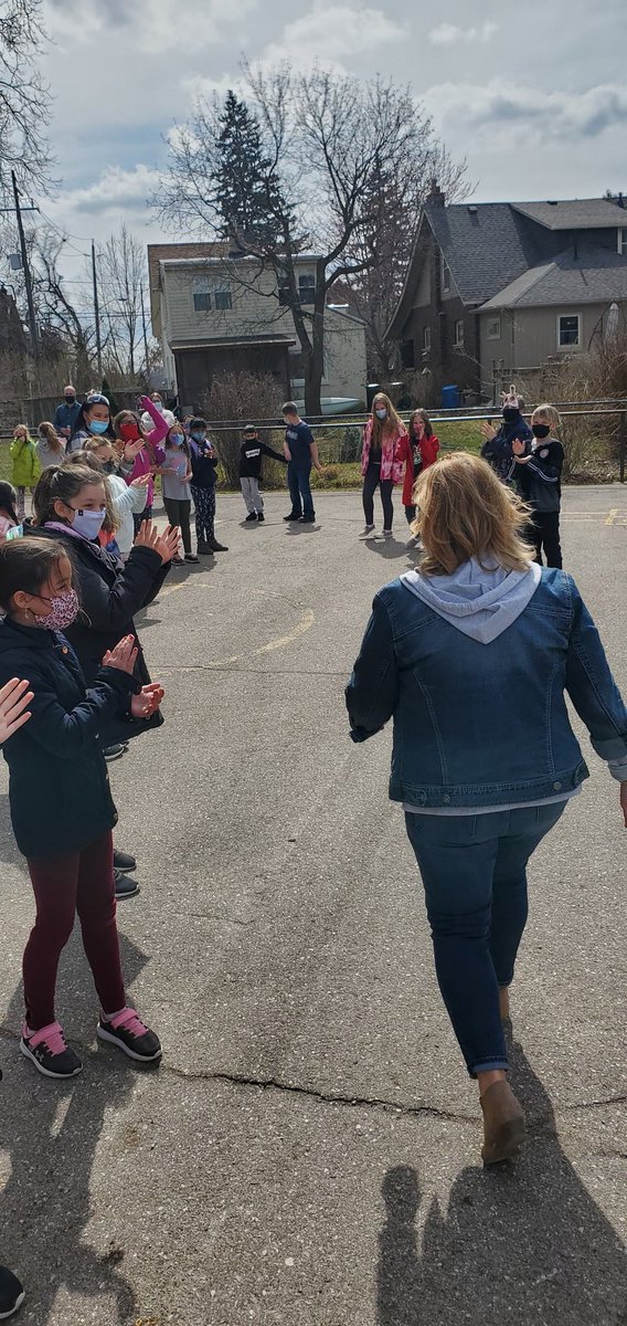 A special final good bye walk of cheering and well wishes for our wonderful secretary Mrs. LOCKINGTON! You will be missed by all. Happy retirement!