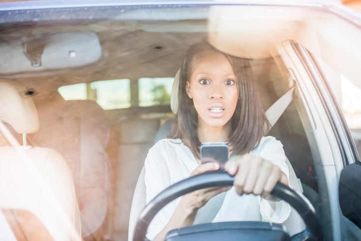 Don’t be a fool. Don’t text and drive. #PhoneDown #EyesUp