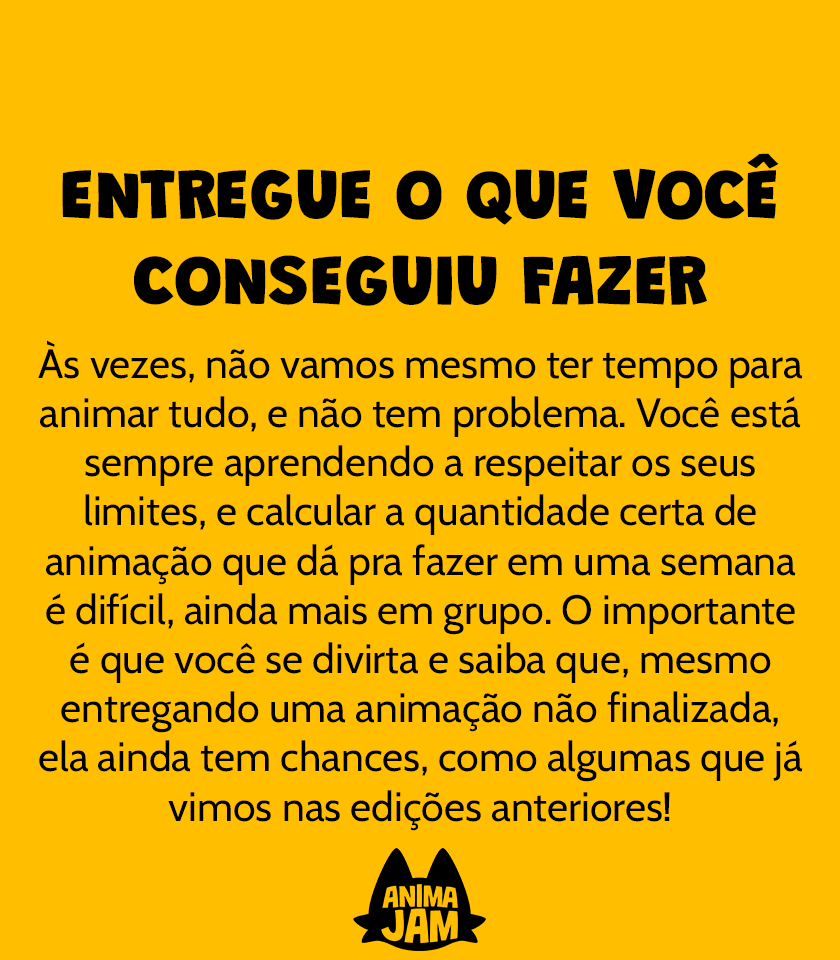 AnimaJam's tweet photo. O Anima Gato hoje veio recheado de dicas para as equipes desse ano! Essas são algumas das sugestões mais comuns que nós da organização acabamos dando para aqueles que mandam mensagem nas nossas redes. 
(tem mais no próximo tweet!) https://t.co/ktm4L1gZ3h