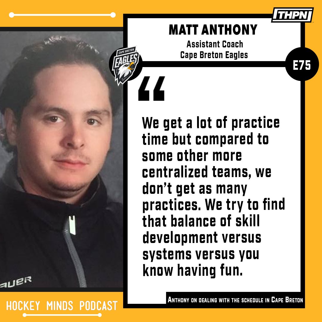HockeyMindsPod's tweet photo. Episode #75 ft. @Mattanthony96 is🚨NOW LIVE🚨on all platforms!

Topics Include:
- Coaching at Newbridge Academy
- His position w @CBEHockey
- Long road trips
- And more!

Link👇🏼

https://t.co/ZXc9UdrIhL

@DraftKings: THPN

Powered By: @InStatHockey 
Graphic: @StormAstolfi https://t.co/Cj3oVVQYqC