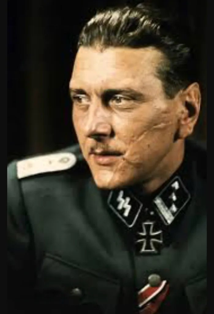 Otto "Scarface" Skorzeny married Countess Ilse Lüthje, the niece of Hjalmar Schacht, and it goes without saying that he has a long, long career of warcrimes and ran the Paladin Group, one of the first, dirtiest PMCs
