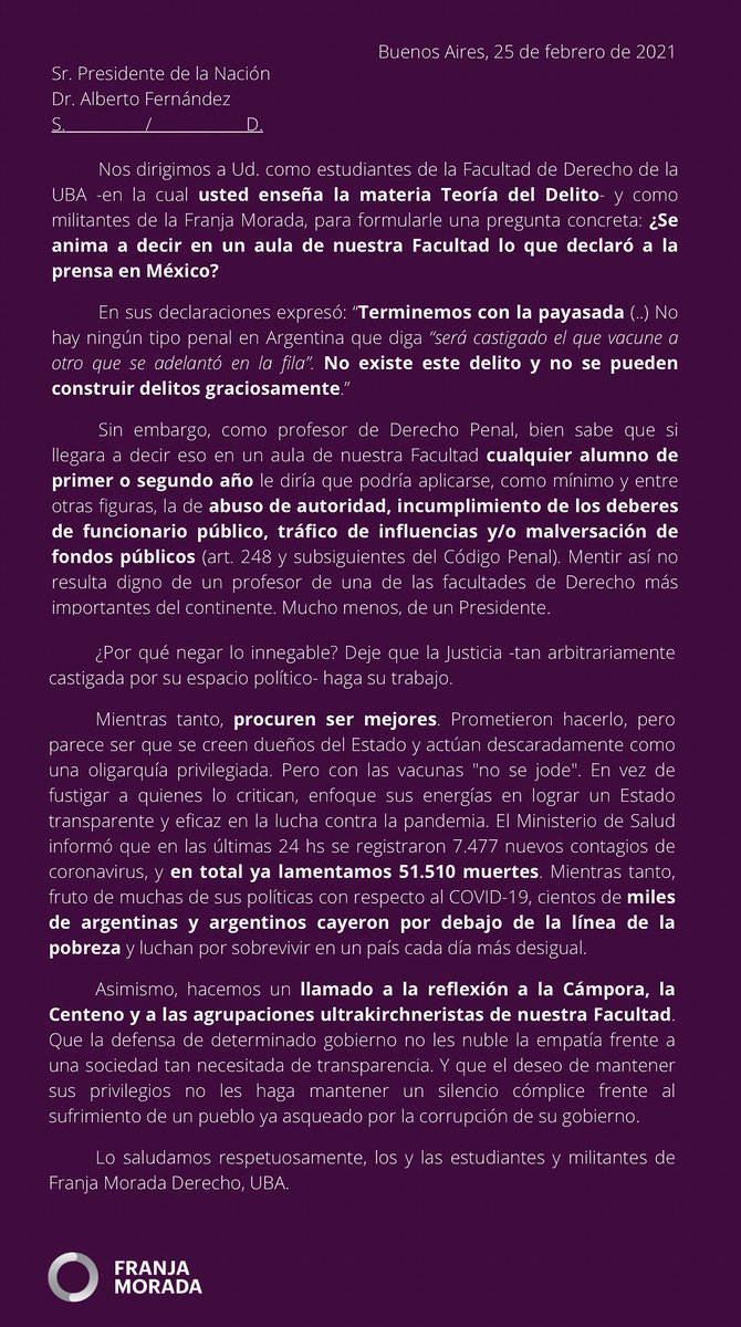 Lucio_RvoGbo8's tweet photo. @alferdez Rey de Peronia, tenés un reclamo de tus alumnos. Profesor reemplazante. https://t.co/A427dUpv7s