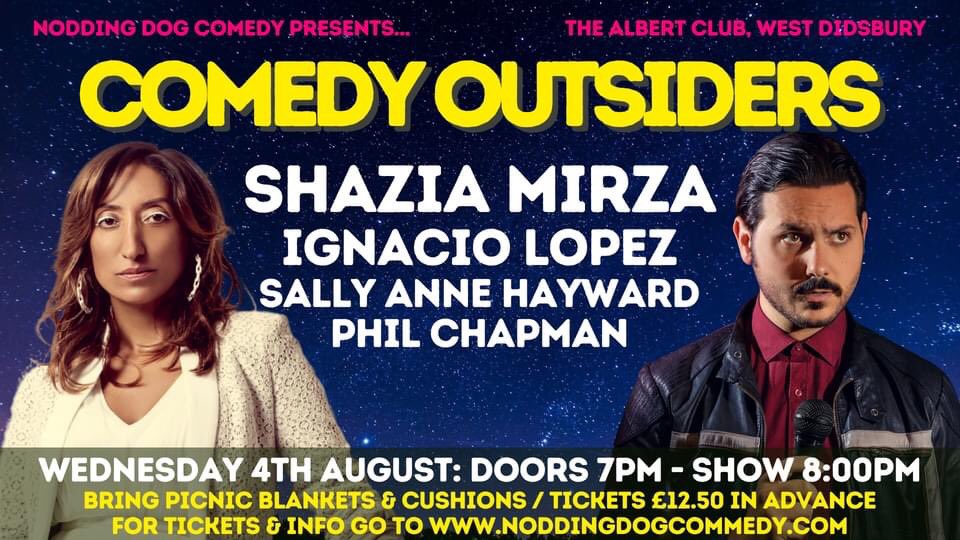 noddogcomedy's tweet photo. AMAZING comedy line ups coming to you in #Didsbury this August!

Don’t miss out! 50% already sold!

Grab yours now!

⭐️https://t.co/XVgyhoBbCf⭐️

#Manchester #standupcomedy https://t.co/OzbDNuMrfy