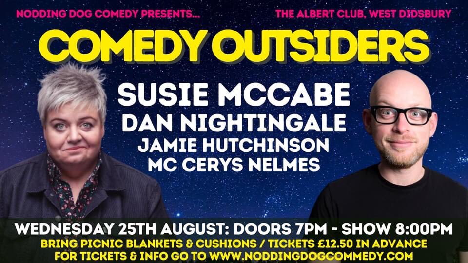 noddogcomedy's tweet photo. AMAZING comedy line ups coming to you in #Didsbury this August!

Don’t miss out! 50% already sold!

Grab yours now!

⭐️https://t.co/XVgyhoBbCf⭐️

#Manchester #standupcomedy https://t.co/OzbDNuMrfy