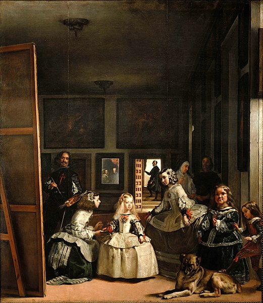 212Cortes2's tweet photo. The golden age brought about many brilliant paintings, including this painting of Diego Velazquez which portrays the pride of the Spanish monarchy. https://t.co/fMYVFXaMq3