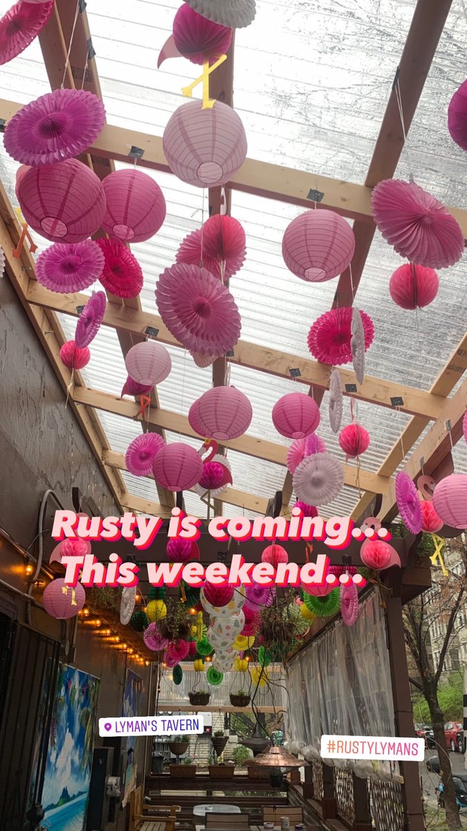 lymanstaverndc's tweet photo. Rustyโs return is this weekend... #lymanstavern #lymansdc #dcdrinks #lymanstaverndc #drinkdc #rustylymans #rustysrevenge https://t.co/abBFKoSxw0