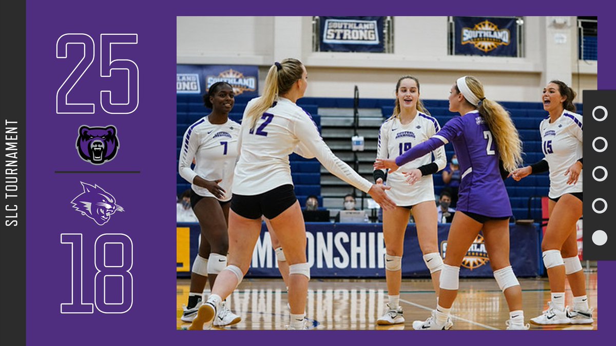 🚨MATCH FINAL🚨

UCA finished it with a .344 hitting percentage as they advance to the next round to take on Southeastern Louisiana tomorrow at 4 p.m.

#BearClawsUp🐻#WeAreOne