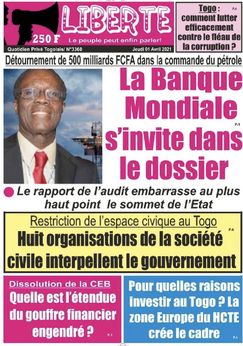 benrogerassemb's tweet photo. 🛑L’imposture de nos jours ne prospérera plus ! Mieux vaut arrêter les coups bas et se ranger du côté du peuple car les caméras sont même dans l’invisible à l’image de #Chris_Yapi. Rien ne sera plus comme avant 🇹🇬🇹🇬🇹🇬🇹🇬🇹🇬 https://t.co/cJp6R5JCCr