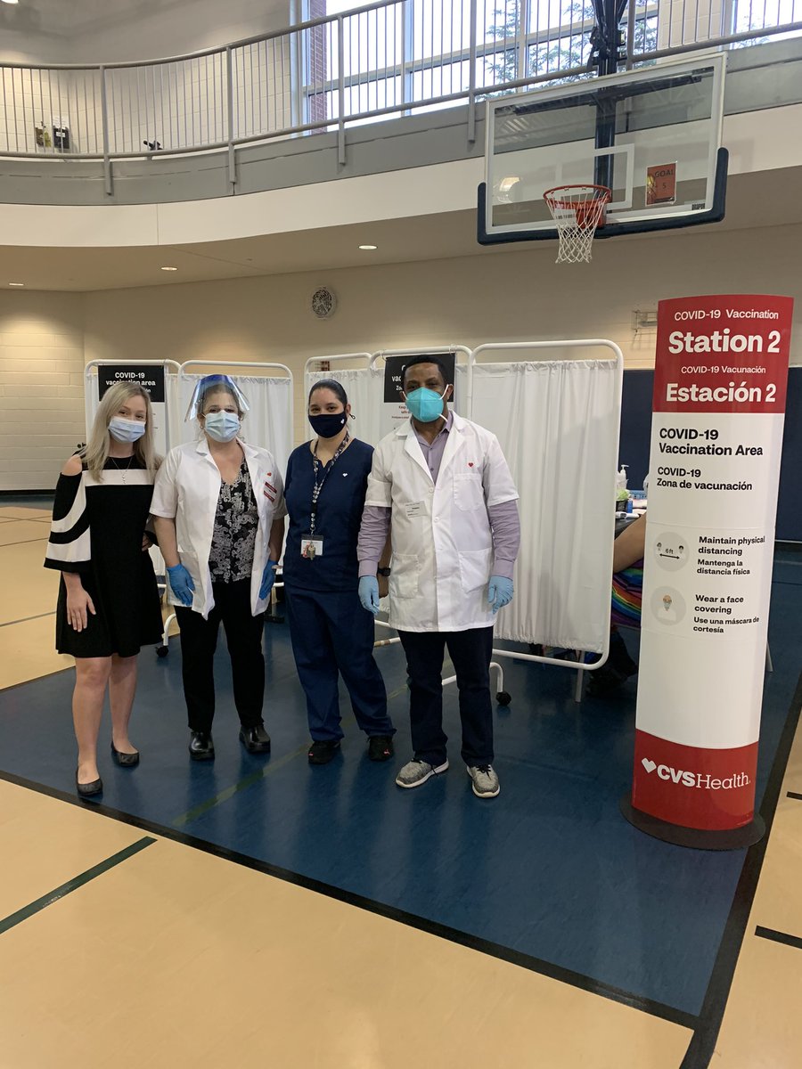 haleycvs's tweet photo. Another successful go live day with COVID vaccine clinics, thanks to my team! The stories we are hearing are so touching. It’s an amazing feeling being able to contribute back to the communities in need during this time! #crushcovid #CVS #heartatwork https://t.co/M7vVz20flt