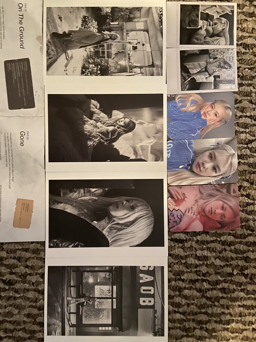 Hermyandsmudge's tweet photo. I finally got the -R- album. #OnTheGround #R #ROSE #rosesolo #Gone https://t.co/MUiIM3w6OV