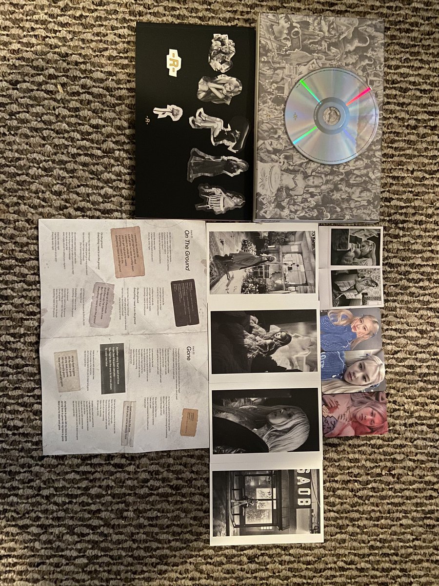 Hermyandsmudge's tweet photo. I finally got the -R- album. #OnTheGround #R #ROSE #rosesolo #Gone https://t.co/MUiIM3w6OV