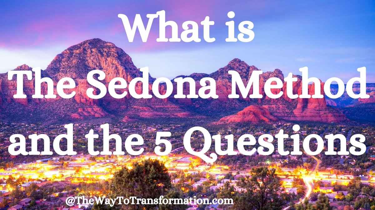 WayToTransform's tweet image. What is The Sedona Method and the 5 Questions - The Way To Transformation - go.shr.lc/3dpKB7Q 
Check this out. See if this method of removing old stuff helps you.
#wellbeing #MovingForwards #ReleaseTheOld #SelfHelp #SedonaMethod