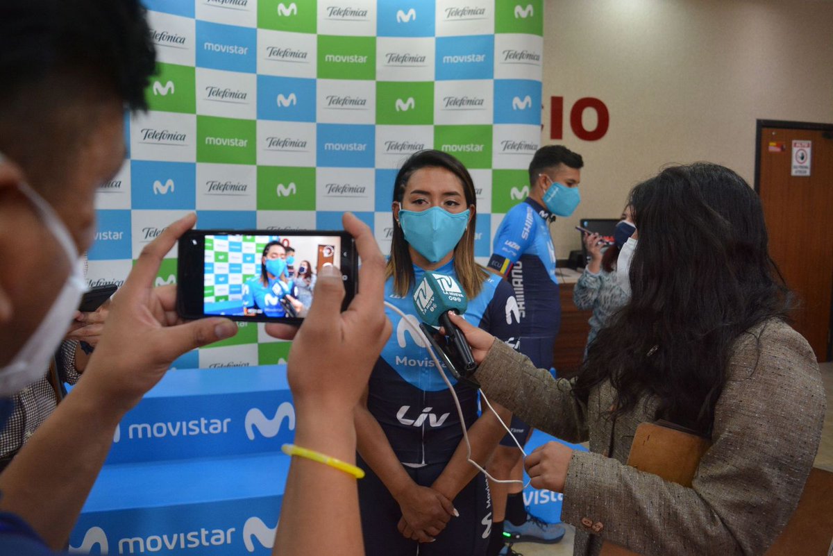 LuisBenatuilV's tweet photo. ¡Lanzamos el Movistar Team Ecuador 2021! 🚴‍♂️🇪🇨

8 años de sostenido apoyo al ciclismo 💪

Ahora contamos con nuestra primera mujer, la campeona Miryam Núñez 🥇🇪🇨

Conoce todos los detalles e imágenes en esta nota
👇
https://t.co/KIBTNwpWib

#CiclearNosMueve #MovemosTusEmociones https://t.co/RbwOjHI8Qf