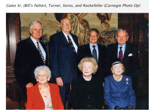 10/100: William Gates was also an influential lawyer. Through his father Bill Gates learned the ins and outs of law and politics, how to navigate within the higher echelons of the elites, how to manipulate, how to gain total control.