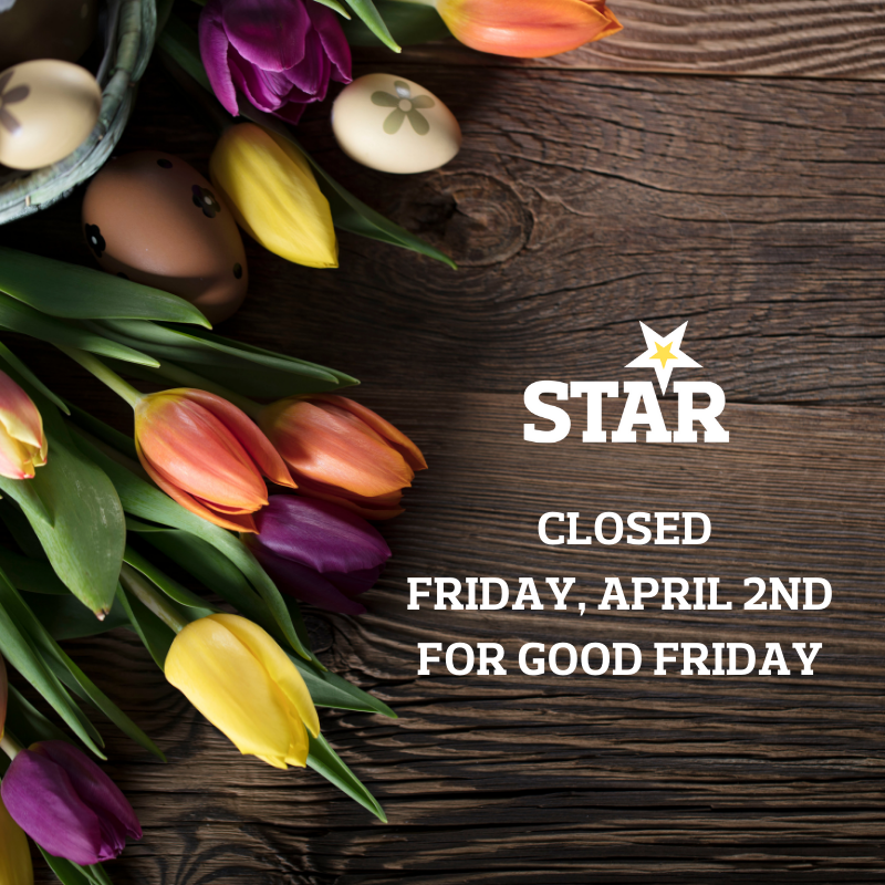 StarBuildingYYC's tweet photo. Hoppy Easter! We will be closed on Friday, April 2nd for Good Friday. Our office and production facilities will open again on Monday April 5th, 2021.  Have a great long weekend. https://t.co/UuNym3XNZJ
