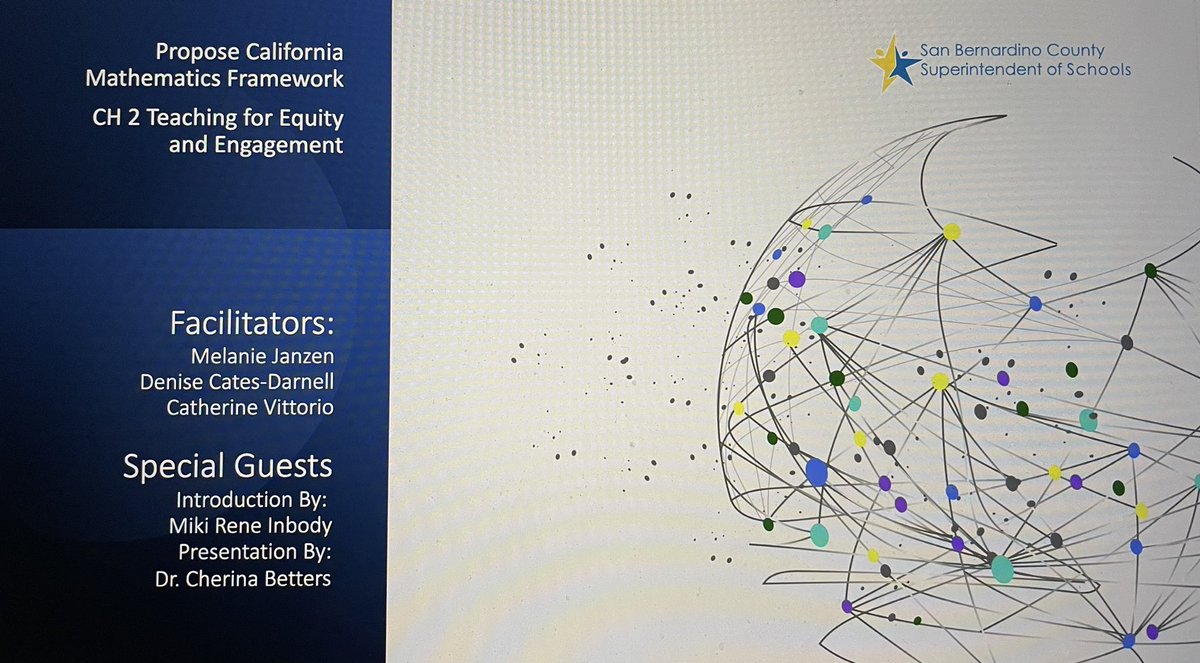 RX_Math's tweet photo. Thank you Dr. Betters and @SBCSS_ESS ! Important conversations around CH 2 of the CA Proposed Mathematics Framework! #StrongerTogether #sbcssmath #itsamathlife @SBCSS @SBCo_Supt_Ted @MelanieJanzen15 @dcdarnellster https://t.co/bPCZwxDvnG