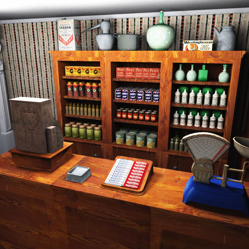 RT <a href="/meshbox/">meshbox</a>: Americana Country Store #3D model for #Shade3D Poser3D #DAZ3D &amp; #b3d for #unity3d &amp; animation licensing. #1920s #1930s  ow.ly/Wjab50EdRdM