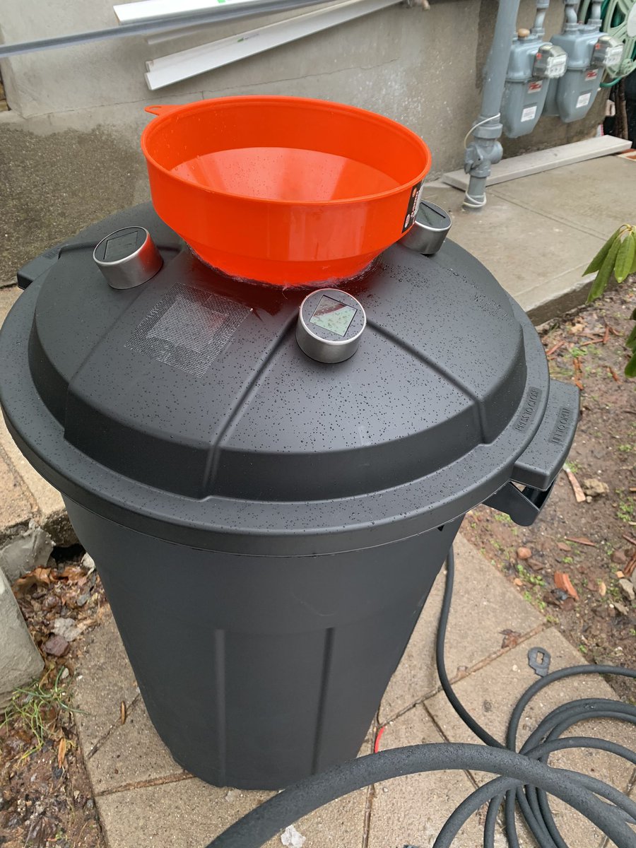 Rainteam28's tweet photo. Hi @MalekRobert We are team that collects Rainwater and reuses it to water plants and traps mosquitoes all in one system! This system is named R.A.M.T! The rainwater that will be collected will go to the roots of future plants. #jerseycity #ecybermission #ecyber #ecyber21 https://t.co/0C2zYXSNze