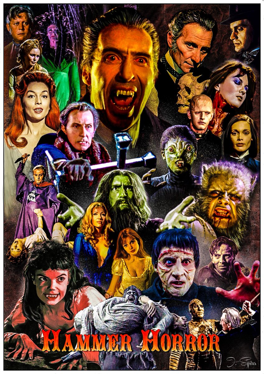 My tribute poster to Hammer Horror.