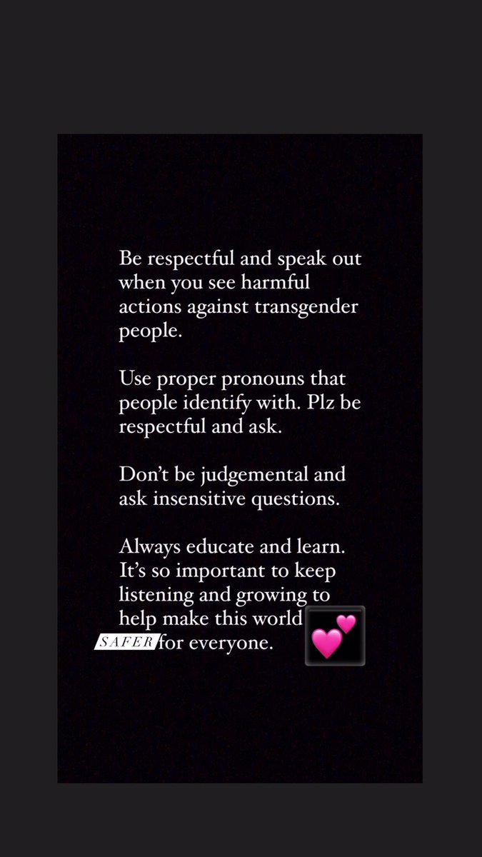 Let’s spread awareness &amp; be kind💕 #transgenderdayofvisibility #transgenderrights #equality #bekind #educateyourself #pronouns #staysafe #lgbtq🌈 #transcommunity #reflect