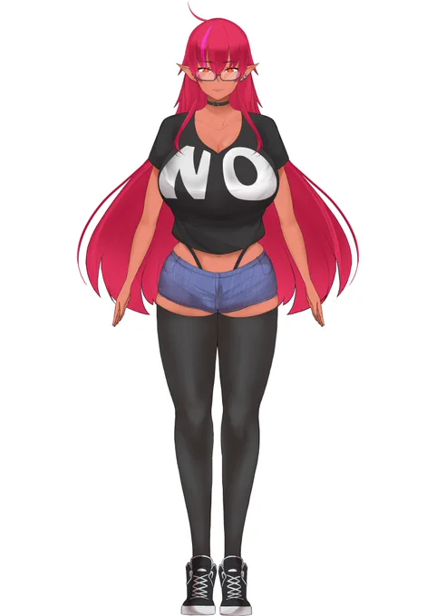 Not Vtuber, just my new OC.🙏 