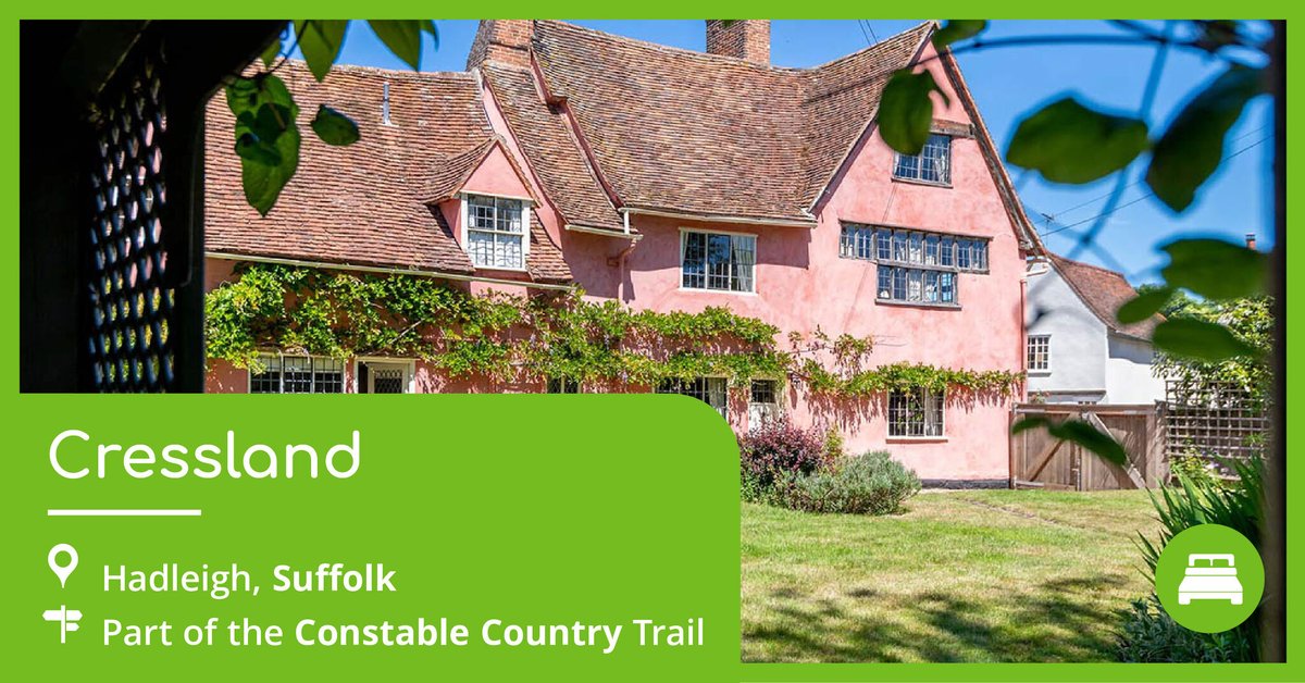 We're welcoming delightful holiday home @CresslandKersey in Hadleigh, #Suffolk to The Tourist Trail!
👉 thetouristtrail.org/business/suffo…

"A Grade II 15th Century timber-framed, self-catering holiday cottage, located right next to the famous ‘Splash’ in the heart of Kersey." #SuffolkHour