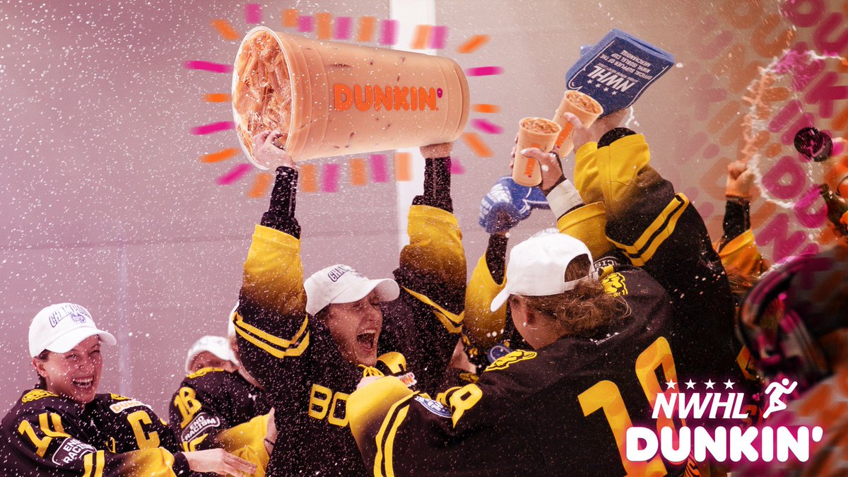 fratkin13's tweet photo. Retweet this if @dunkindonuts coffee should have an Isobel Cup sized coffee   and like if you’d buy it #NWHLSkatesOnDunkin #Ad #WeAreTheChampions https://t.co/UHRLkvsZEK