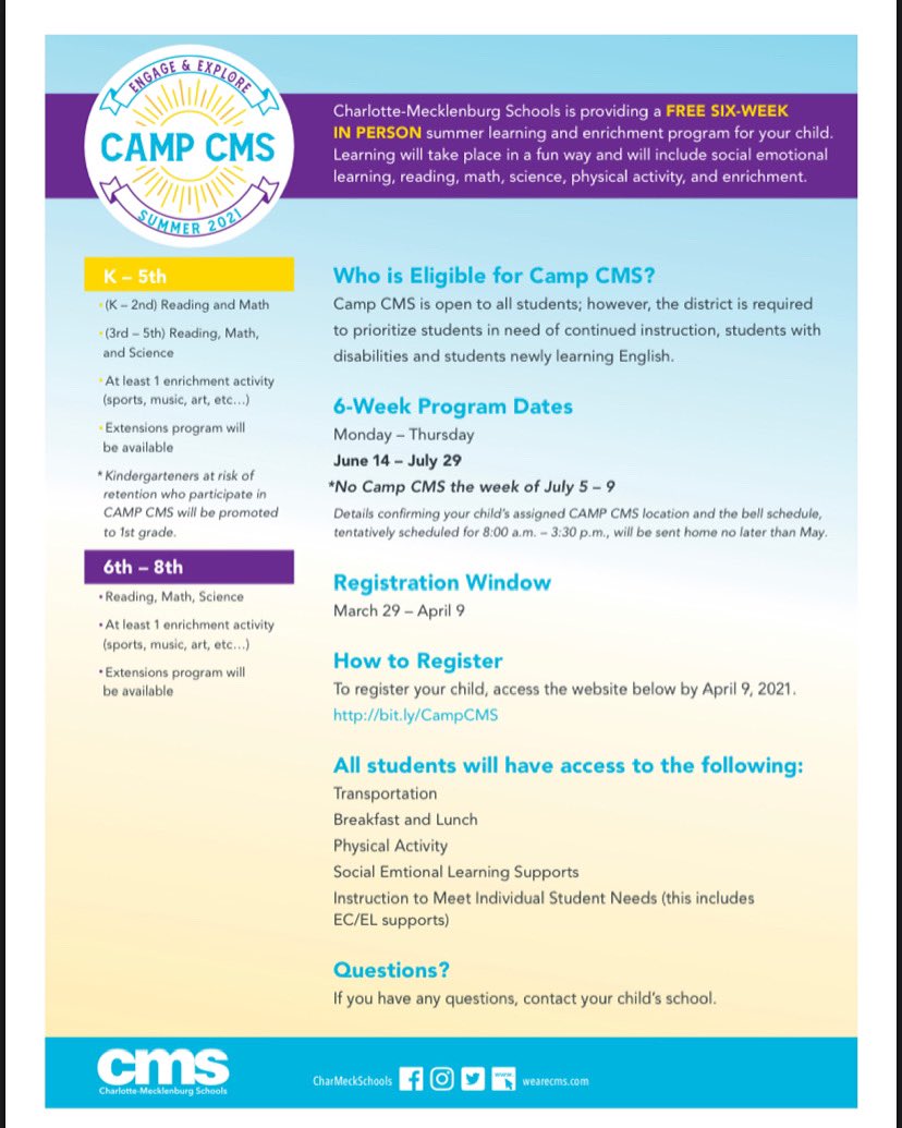 HillsDruid's tweet photo. Don’t forget to register for CAMP CMS!!!!!! https://t.co/Gn5rdiIJcq