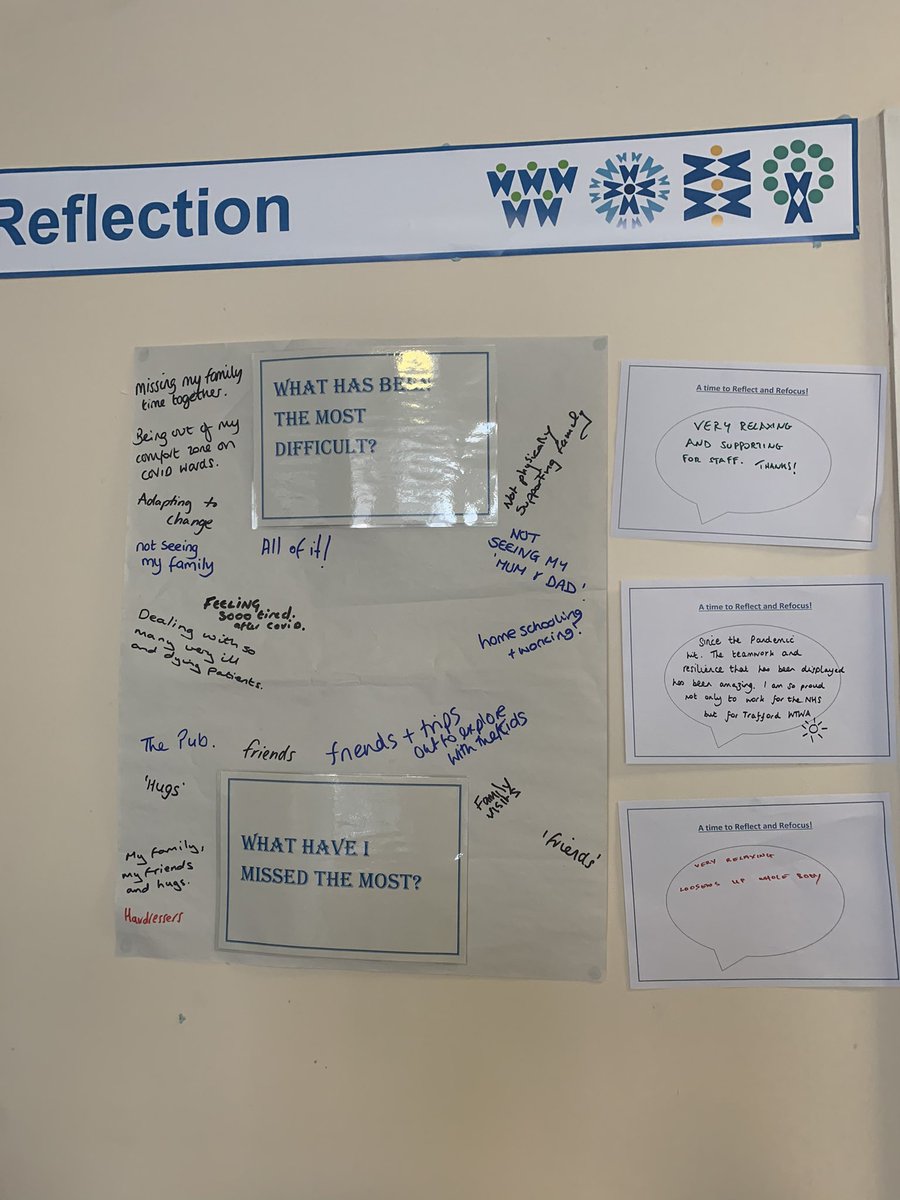 PAIGILLY's tweet photo. Another lovely hour spent supporting at the well-being area @TraffordHosp today with staff enjoying quiet reflection, silent disco π§πΌ and massage #reflectandrefocus #strong #anythingispossible https://t.co/Va0ffstYb2