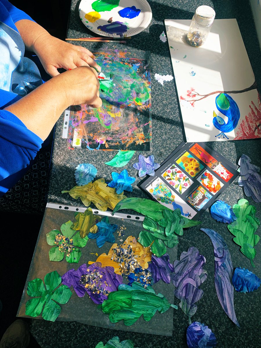 creativemojoMD's tweet photo. Insight into our Art &amp; Craft class last week - helping groups of people with #learningdisabilities create beautiful pieces. 5 X 1-2-1s ready for tomorrow’s class and 3 group packs for delivery, we’re in for a super busy day 

Available across #middevon https://t.co/oX41kqLIZd