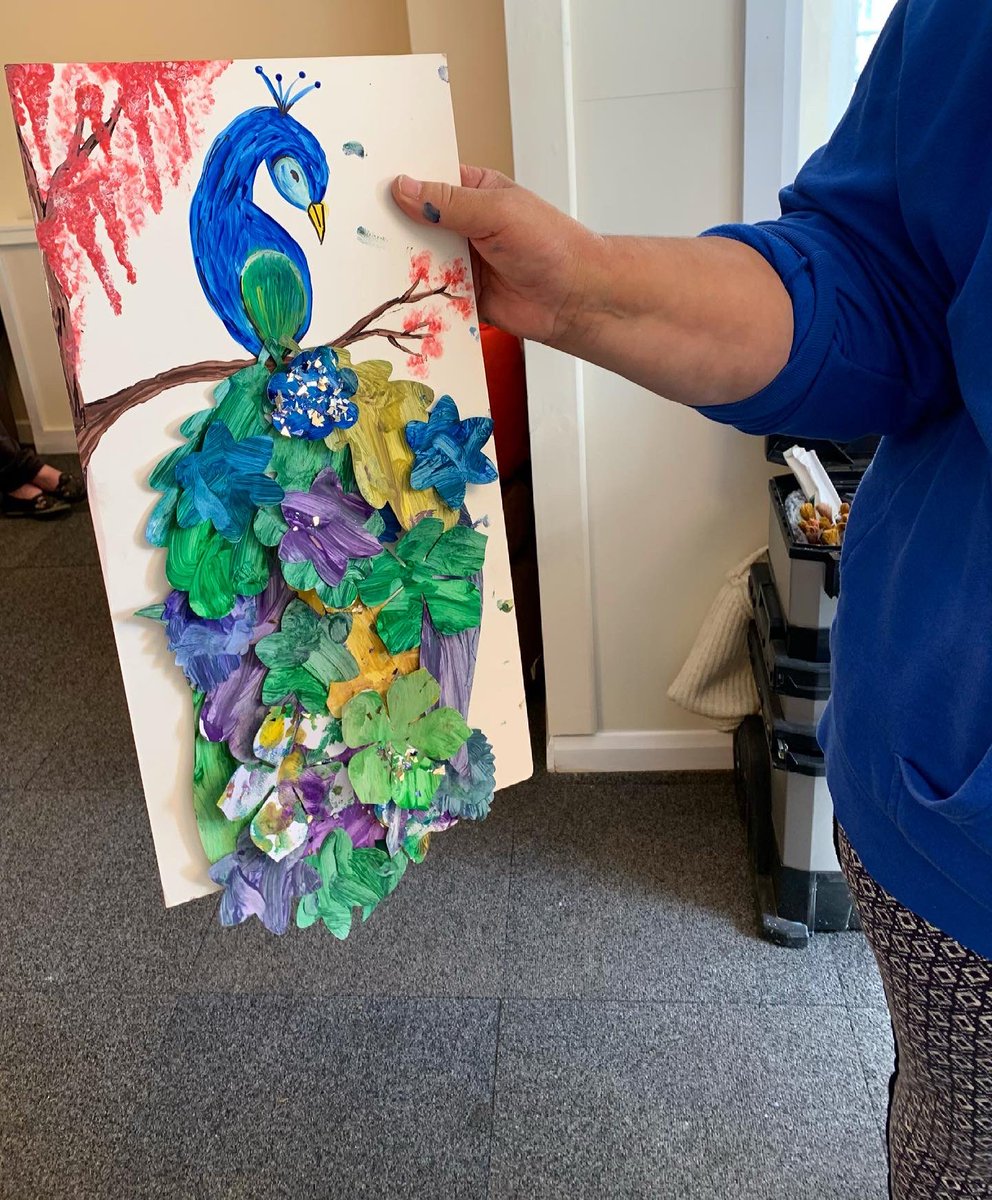 creativemojoMD's tweet photo. Insight into our Art &amp; Craft class last week - helping groups of people with #learningdisabilities create beautiful pieces. 5 X 1-2-1s ready for tomorrow’s class and 3 group packs for delivery, we’re in for a super busy day 

Available across #middevon https://t.co/oX41kqLIZd
