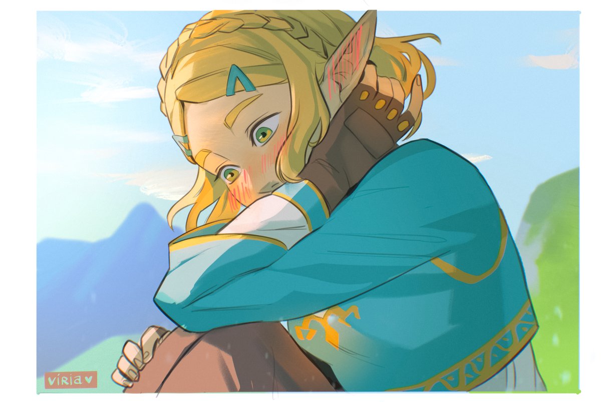 viria13's tweet photo. nothing quite gets me like two characters pining over each other for a 100 years🙏

#botw #zelink #zelda #link #breathofthewild #loz #art https://t.co/wQrjqiC6Ne