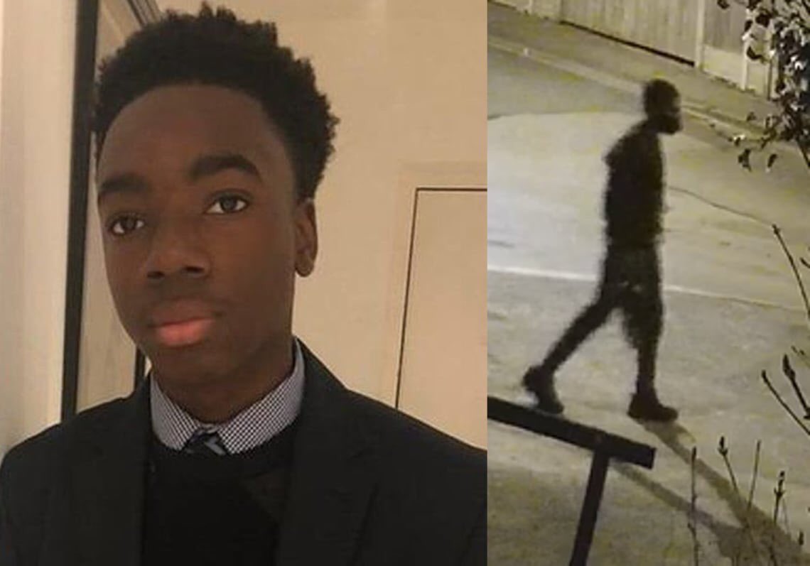 TJFrancisLive's tweet photo. NEW: Police searching for #RichardOkorogheye say they are now searching in Essex after Richard took a taxi from west London to a residential street in Loughton. CCTV shows him walking alone on Smarts Lane, Loughton towards Epping Forest. https://t.co/u2smgS1nLr