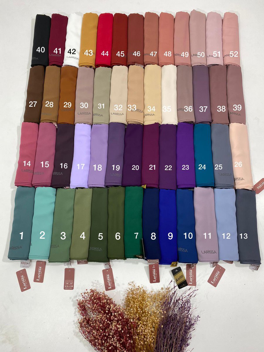 modalarissa34's tweet photo. Our luxury crepe hijabs are wholesale, our hijabs are 100% made in turkey, we have large choice of Colors and the best quality.
If you are interested contact me on whatsap
00905444471847 https://t.co/t7ACFOqy13