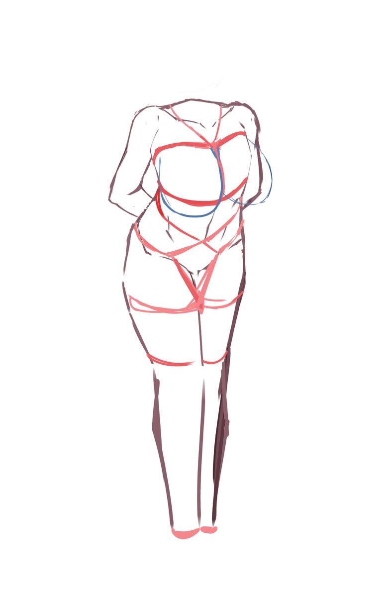 いつもの立ち絵ラフ。供養!!!!! 