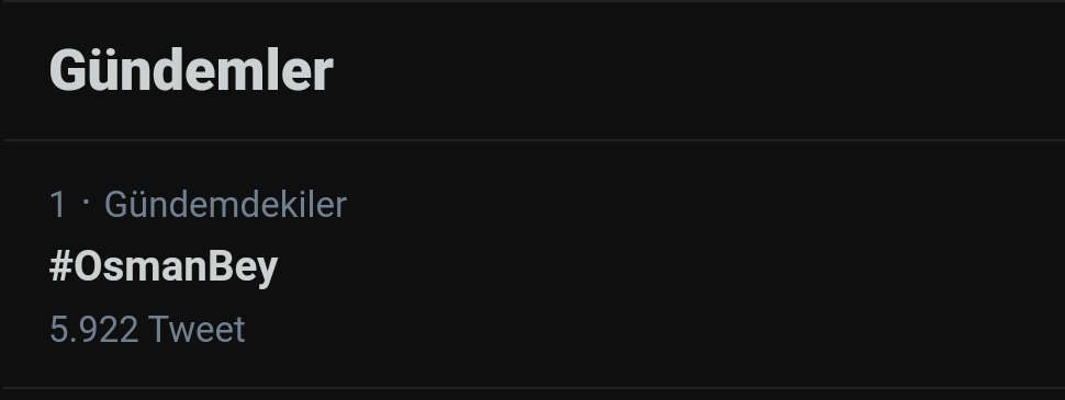 Ha gayret evlatlar gündemdeki yerimizi koruyalım İnşallah

#OsmanBey