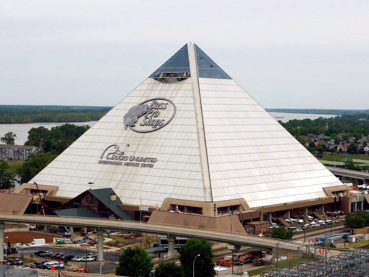 every white boy must make pilgrimage to the pro bass pyramid during white boy summer