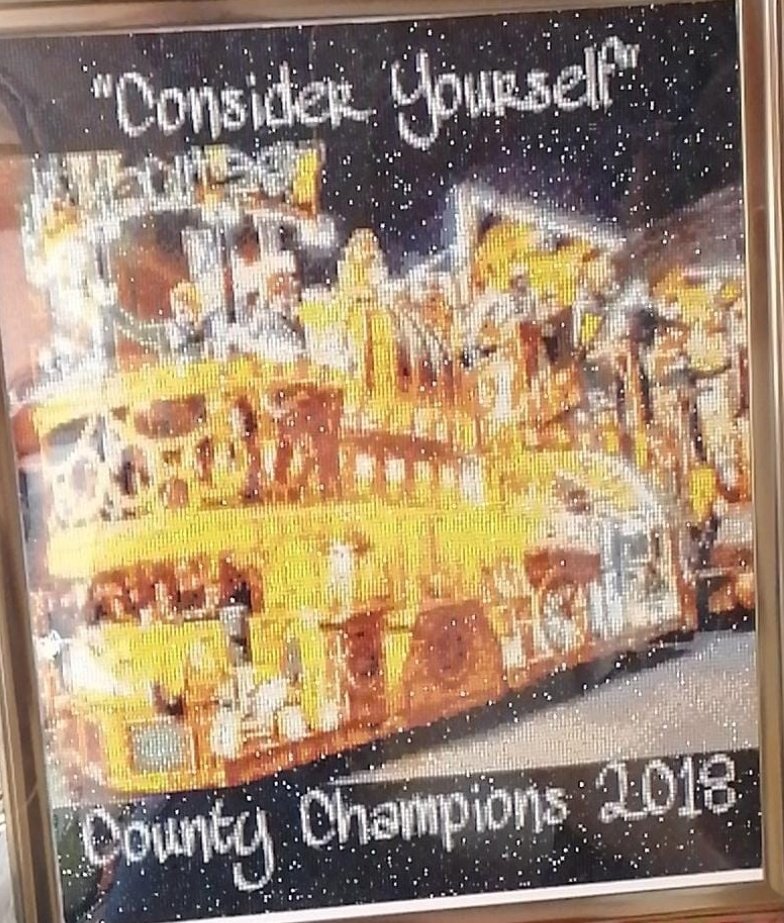 Fantastic to see our 2018 Entry 'Consider Yourself (Dickensian)', as immortalised by #WindsorDiamondArt , on national televison today. All part of the  <a href="/Jewellery_Maker/">JewelleryMaker</a> Diamond Painting special

Thanks to Jen for showcasing it.