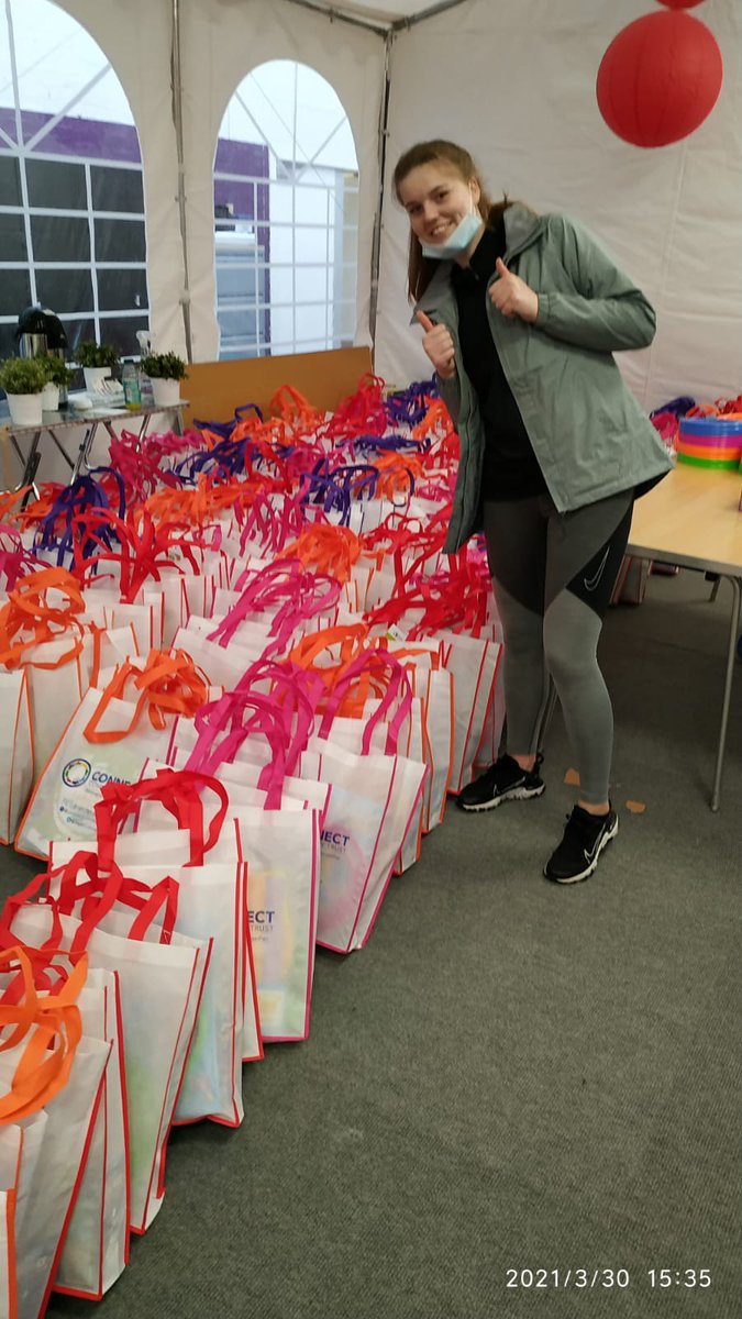TrustConnect's tweet photo. Busy day delivering out in #calvay for Calvay Housing.  What a team! 
#community #partnership https://t.co/lfOCaWnZWA