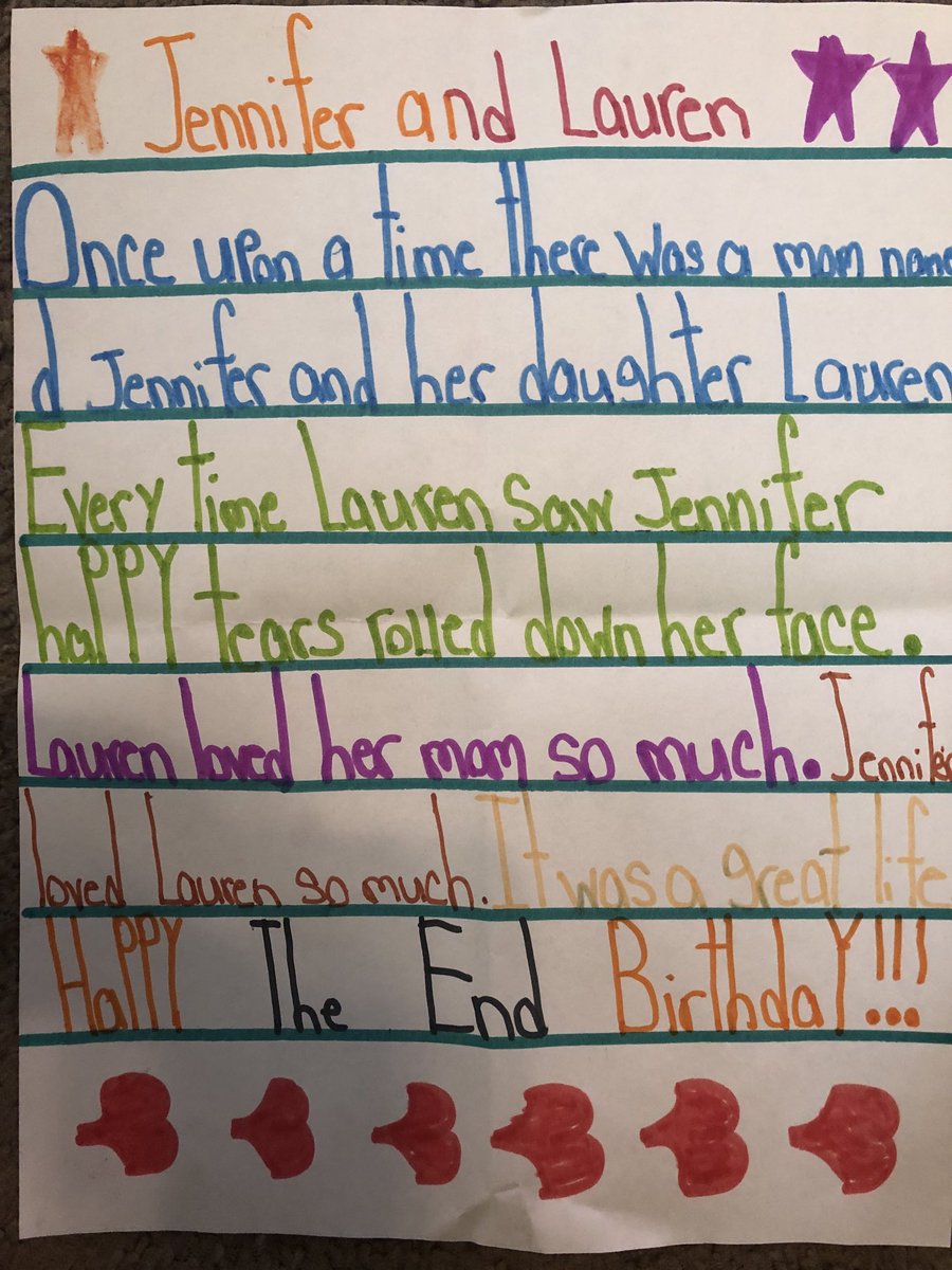 jenleighst's tweet photo. ⁦@Stana_Katic⁩ My daughter brought this to me this morning and it set the tone for my day! She writes the most beautiful notes with such simple words! I’m so grateful to have such a thoughtful little girl! #WhatMakesUHappy https://t.co/PusRMMDM1x