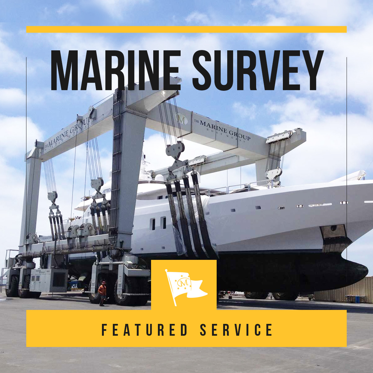 It's time to get your boat surveyed for insurance or a buyer. Let our experienced crew certify for Lloyds (LR), Bureau Veritas (BV), American Bureau of Shipping (ABS), and United States Coast Guard (USCG). Learn more 🧐 marinegroupbw.com/our-services/   #insurancemarinesurveyssandiego