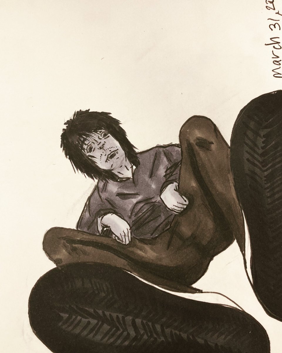 JoshuaMMoranArt's tweet photo. @JoshuaMMoranArt #ArtistOnTwitter #art #artist #artwork #artistsoninstagram #contemporaryart #visualart #sketchbook #drawing #ink #markers #figure #lowperspective https://t.co/HYry1gwRAG